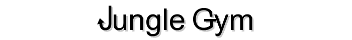 JUNGLE GYM font